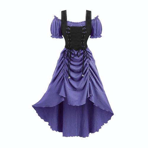 Wyongtao Renaissance Elfen Kostüme Kleid Halloween Kostüm Damen Mittelalter Kleid Mit Puffärmeln Karneval Halloween Cosplay Gothic Retro Steampunk Kleider Wyongtao Renaissance Elfen Kostüme Kleid Halloween Kostüm Damen Mittelalter Kleid Mit Puffärmeln Karneval Halloween Cosplay Gothic Retro Steampunk Kleider von Wyongtao