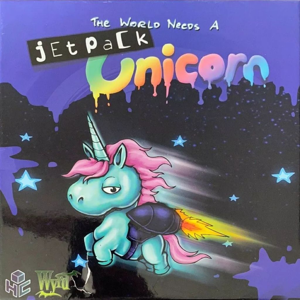 'The World Needs a Jetpack Unicorn - engl.' von Wyrd