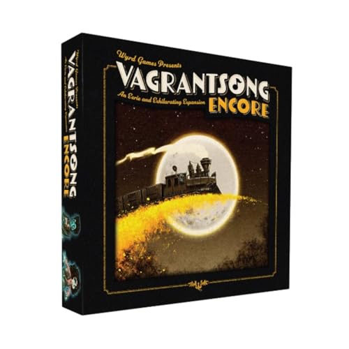 Wyrd Games Presents Vagrantsong Encore – eine unheimliche und aufregende Erweiterung, 2–4 Spieler (Koop), 30+ Minuten, ab 14 Jahren von Wyrd