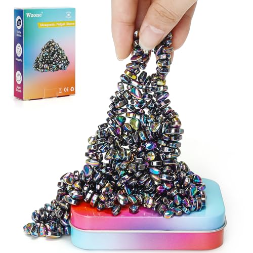 Wozne 300g Bunt Magnetsteine Stresskiller Magnete, Crack Magnete Kleine Magnetic Stones Fidget Adhs Spielzeug, Anti Stress Zeitvertreib Geschenkidee ASMR Büro Gadget Wozne 300g Bunt Magnetsteine Stresskiller Magnete, Crack Magnete Kleine Magnetic Stones Fidget Adhs Spielzeug, Anti Stress Zeitvertreib Geschenkidee ASMR Büro Gadget von Wzone