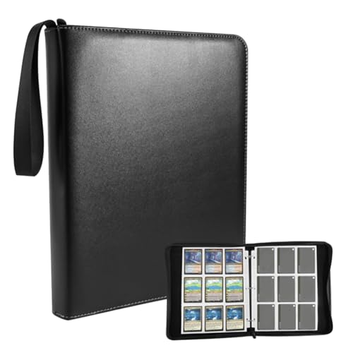 Wzxksoac Sammelkartenordner mit 9 Fächern. Bietet Platz für 900 Sport-, TCG-, Spiel-, Kredit-, Coupon-, Geschenk- und Visitenkarten. Kartensammlung Wzxksoac Sammelkartenordner mit 9 Fächern. Bietet Platz für 900 Sport-, TCG-, Spiel-, Kredit-, Coupon-, Geschenk- und Visitenkarten. Kartensammlung von Wzxksoac