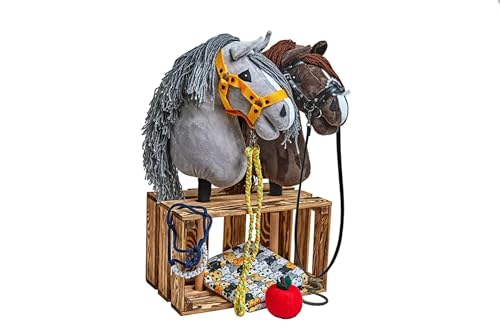 X-Group4th Steckenpferdestall - rustikal Kiste - Accessoires für Pferd - Spielzeug - Platz für Hobby Horse - Stabil für Steckenpferd - Stable - Holzspielzeug X-Group4th Steckenpferdestall - rustikal Kiste - Accessoires für Pferd - Spielzeug - Platz für Hobby Horse - Stabil für Steckenpferd - Stable - Holzspielzeug von X-Group4th