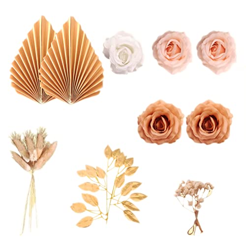 Künstliche Blumen Palmblatt Cupcake Topper Happy Birthday Dekorationen für Hochzeit Baby Shower Party Supplies Cupcake Künstliche Blumen Palmblatt Cupcake Topper Happy Birthday Dekorationen für Hochzeit Baby Shower Party Supplies Cupcake von X-Institute