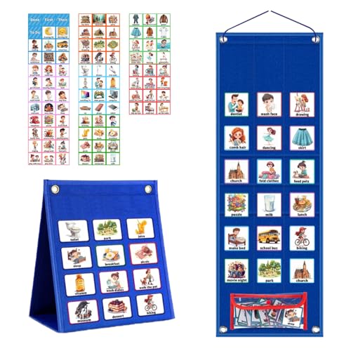 X-Institute Kinder-Tagesplan-Diagramm, 18 + 1 Tasche, visueller Zeitplan, visueller Stundenplan, Tagesroutinendiagramm für Klassenzimmer X-Institute Kinder-Tagesplan-Diagramm, 18 + 1 Tasche, visueller Zeitplan, visueller Stundenplan, Tagesroutinendiagramm für Klassenzimmer von X-Institute