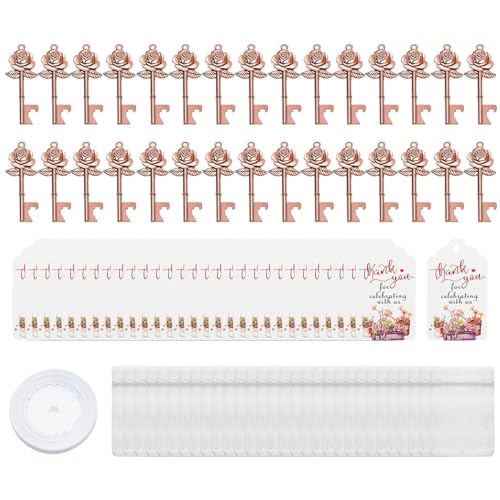 X-Institute Schlüsselöffner Geschenkset mit Dankeskarten Schlüssel Flaschenöffner mit Kartentasche Hochzeit Party Geschenk Dankeskartenband X-Institute Schlüsselöffner Geschenkset mit Dankeskarten Schlüssel Flaschenöffner mit Kartentasche Hochzeit Party Geschenk Dankeskartenband von X-Institute