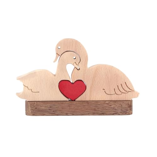 X-Institute Schöne Holz-Puzzle-Statue, herzförmig, für Dekor-Enthusiasten, einzigartige Puzzle-Statue X-Institute Schöne Holz-Puzzle-Statue, herzförmig, für Dekor-Enthusiasten, einzigartige Puzzle-Statue von X-Institute