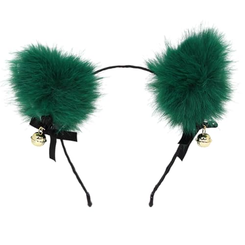 X-Institute Soft Plüschkatzen Ohren Stirnband Bequemes Haarzubehör Für Cosplay Party Täglich Verwenden Leichtes Design Haarband Bequemes Cosplay Stirnband von X-Institute