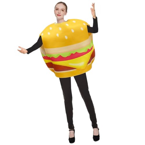 X-Institute Unisex Erwachsene Lustige Kostüme Kostüm Pizza Hamburger Outfit Für Cosplay Themen Event Festival Feier Komfortable Kostüm X-Institute Unisex Erwachsene Lustige Kostüme Kostüm Pizza Hamburger Outfit Für Cosplay Themen Event Festival Feier Komfortable Kostüm von X-Institute