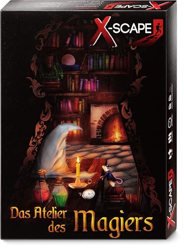 X-SCAPE - Das Atelier des Magiers- Escape Room Spiel für 1-5 Spieler ab 12 Jahren - Level: Fortgeschrittene von X-SCAPE