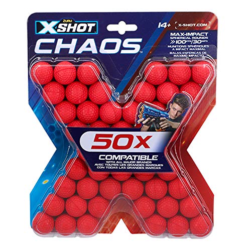 X-Shot Chaos Kugeln Nachfüllpack 50x Munition von XShot
