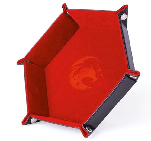 Würfelbahn – Flammender Drache – Leder und Samt – Rot Würfelbahn – Flammender Drache – Leder und Samt – Rot von X-Trike me