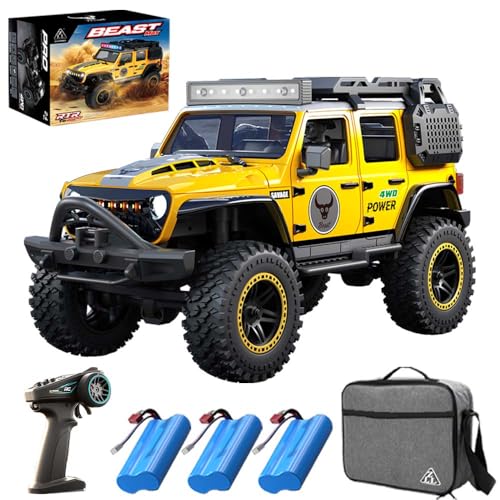 X-Verse SG206MAX Ferngesteuertes Auto, 1:20 RC Autos Bürstenlose, 4WD All Terrain Offroad RC Truggy RC Truck Crawler für Erwachsene Kinder, 3 Batterien X-Verse SG206MAX Ferngesteuertes Auto, 1:20 RC Autos Bürstenlose, 4WD All Terrain Offroad RC Truggy RC Truck Crawler für Erwachsene Kinder, 3 Batterien von X-Verse