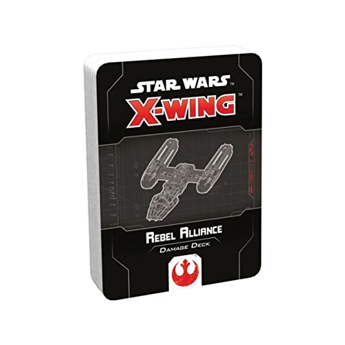 Fantasy Flight Games - Star Wars X-Wing Second Edition: Star Wars X-Wing: Rebel Alliance Damage Deck - Miniature Game von Atomic Mass Games