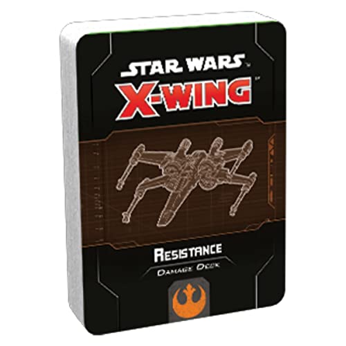 Fantasy Flight Games - Star Wars X-Wing Second Edition: Star Wars X-Wing: Resistance Damage Deck - Miniature Game von Atomic Mass Games