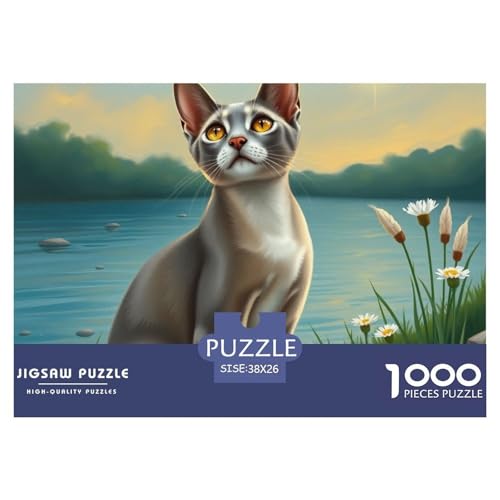 Orientalische Kurzhaare1000 Puzzle EIN Herausforderndes Pädagogisches Spiel Farbenfrohes Geschicklichkeitsspiel Für Die Ganze Familie Haustier Katze Buntes Legespiel 38x26cm/1000pcs Orientalische Kurzhaare1000 Puzzle EIN Herausforderndes Pädagogisches Spiel Farbenfrohes Geschicklichkeitsspiel Für Die Ganze Familie Haustier Katze Buntes Legespiel 38x26cm/1000pcs von XAEPANENW
