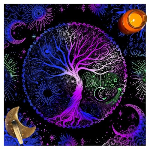 50 x 50/60 x 60/75 x 75 cm, Tarot-Tischdecke, geometrische Wahrsagungen, Tischdecke, Brettspiel, Orakel, Kartenblock, Tarotmatte 50 x 50/60 x 60/75 x 75 cm, Tarot-Tischdecke, geometrische Wahrsagungen, Tischdecke, Brettspiel, Orakel, Kartenblock, Tarotmatte von XAGMODSHN