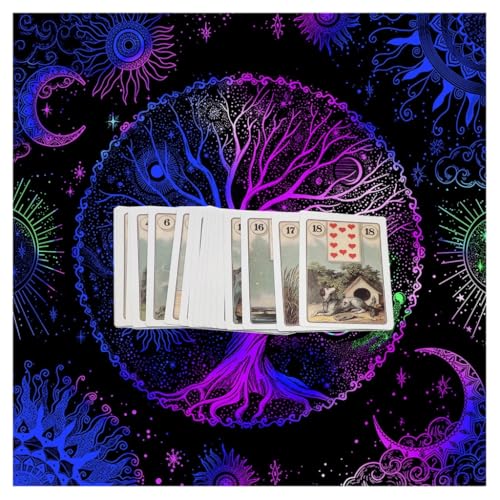 50 x 50/60 x 60/75 x 75 cm, Tarot-Tischdecke, geometrische Wahrsagungen, Tischdecke, Brettspiel, Orakel, Kartenblock, Tarotmatte 50 x 50/60 x 60/75 x 75 cm, Tarot-Tischdecke, geometrische Wahrsagungen, Tischdecke, Brettspiel, Orakel, Kartenblock, Tarotmatte von XAGMODSHN