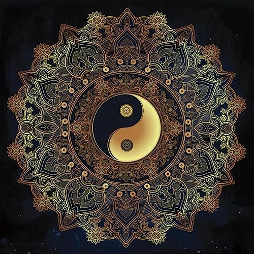 50 x 50/60 x 60/75 x 75 cm Tarot-Tischdecke, geometrische Wahrsagungen, Tischdecke, Brettspiel, Orakel, Kartenblock, Matte von XAGMODSHN