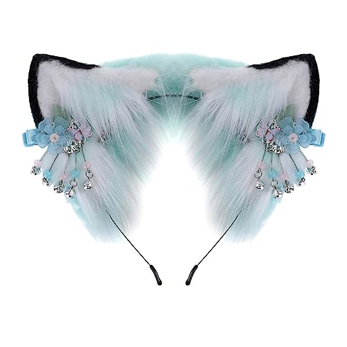 Anime Charakter Stirnband Wolf Ohr Form Haarreifen Plüsch Karneval Party Kopfschmuck Cosplay Party Kostüm Requisiten Uni von XAGMODSHN