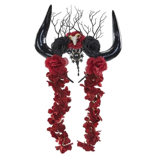 Antilope Haarreif Halloween Horn Teufelshörner Stirnband Hörner Stirnband Kopfbedeckung Stirnband Antilope Haarreif Halloween Horn Teufelshörner Stirnband Hörner Stirnband Kopfbedeckung Stirnband von XAGMODSHN