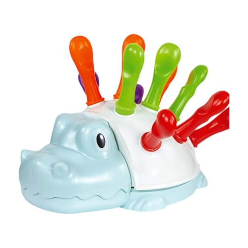 Cartoon-Dinosaurier-Spielzeug für Kinder, frühkindliches Lernspielzeug, sensorisches Feinmotorikspielzeug für Farberkennung Cartoon-Dinosaurier-Spielzeug für Kinder, frühkindliches Lernspielzeug, sensorisches Feinmotorikspielzeug für Farberkennung von XAGMODSHN
