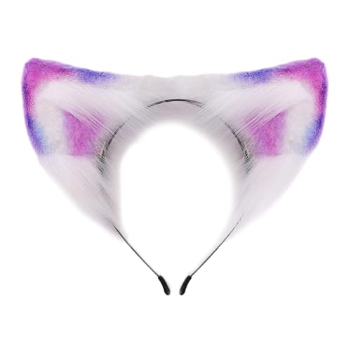 Cosplay Katzenohren Stirnband Frau Studenten Karneval Anime Charakter Haarband Katzenohren Stirnbänder Plüsch Weihnachten Haarreifen von XAGMODSHN