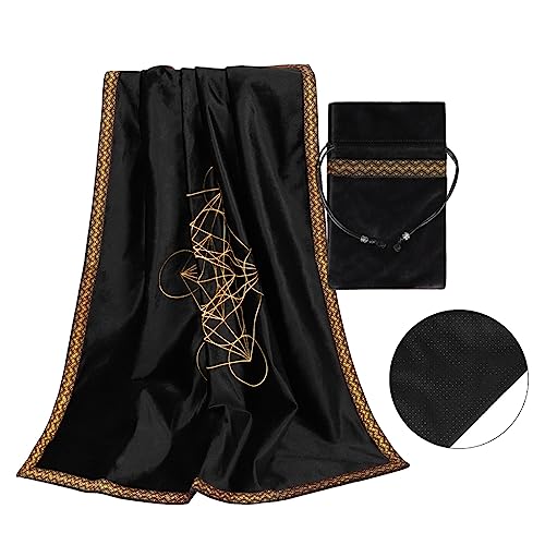 Divination Tischdecke mit Tarottasche Nordic Cloth Brettspiel Tisch Karte Matte von XAGMODSHN