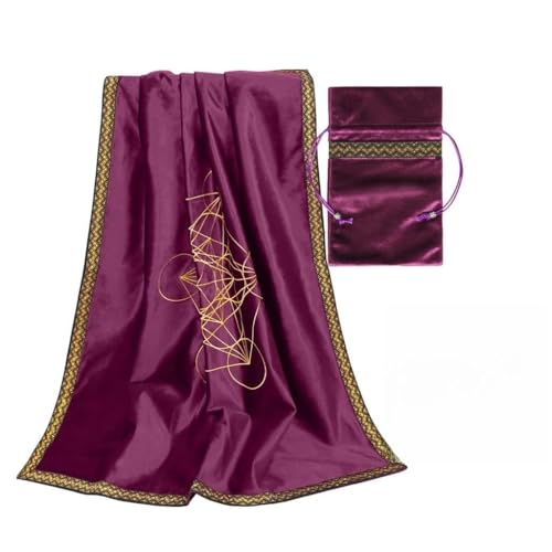 Divination Tischdecke mit Tarottasche Nordic Cloth Brettspiel Tisch Karte Matte von XAGMODSHN