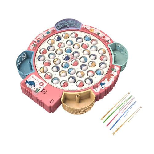 Drehbares Angelspielzeug für Kinder, pädagogisches magnetisches Angeln, Hand-Augen-Koordinationstraining für Kinder, Indoor-Party Drehbares Angelspielzeug für Kinder, pädagogisches magnetisches Angeln, Hand-Augen-Koordinationstraining für Kinder, Indoor-Party von XAGMODSHN