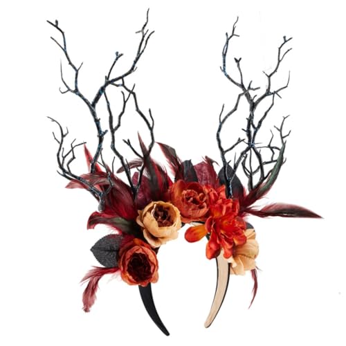 Einzigartiges Ast-Stirnband mit Blume, Cosplay, Party, Kostüm, Halloween, Blume, Rollenspiel, Kostüm, Live-Show, Kopfbedeckung Einzigartiges Ast-Stirnband mit Blume, Cosplay, Party, Kostüm, Halloween, Blume, Rollenspiel, Kostüm, Live-Show, Kopfbedeckung von XAGMODSHN
