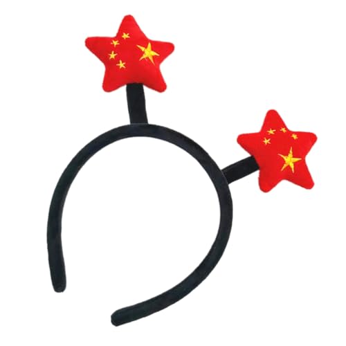 Fünfzackiger Stern/Schleife, Stirnband, Festival, Haarreif, Party, Aufführungen, Kopfschmuck, Nationalfeiertag, Party, Kostüm-Requisiten Fünfzackiger Stern/Schleife, Stirnband, Festival, Haarreif, Party, Aufführungen, Kopfschmuck, Nationalfeiertag, Party, Kostüm-Requisiten von XAGMODSHN