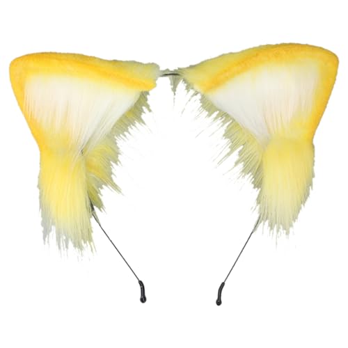 Furry Ear Anime Cosplays Haarschmuck Tierohren Füchse Stirnband Haarspange Plüsch Kopfschmuck für Furry Ear Anime Cosplays Haarschmuck Tierohren Füchse Stirnband Haarspange Plüsch Kopfschmuck für von XAGMODSHN