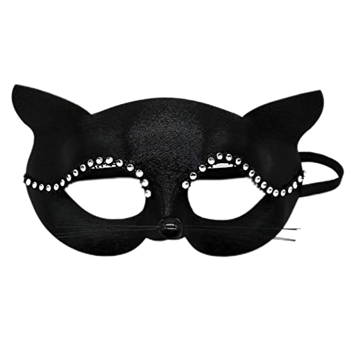 Halbgesicht für Katze, Spitze, Gesicht, Party, Erwachsene, Maskerade, Nachtclub, Shows, Tanz, Rollenspiele Halbgesicht für Katze, Spitze, Gesicht, Party, Erwachsene, Maskerade, Nachtclub, Shows, Tanz, Rollenspiele von XAGMODSHN