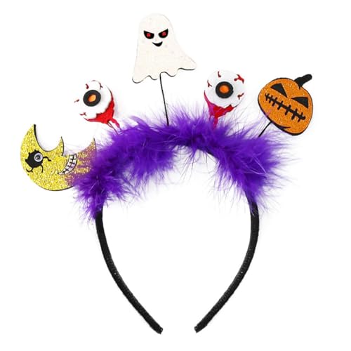 Halloween Stirnband Halloween Haarspangen Haarreifen Filz Stirnband für Frauen und Mädchen Dekorationen Halloween Stirnband Halloween Haarspangen Haarreifen Filz Stirnband für Frauen und Mädchen Dekorationen von XAGMODSHN