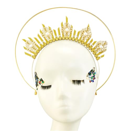 HaloCrown Kopfschmuck mit Stacheln, Kopfbedeckung, HaloCrown, Kopfbedeckung, Stirnband von XAGMODSHN