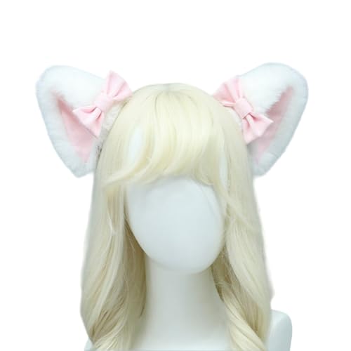 Handgefertigte Kätzchen-Ohren-Haarspange, Kätzchen-Mädchen, Cosplay, Kopfbedeckung, Ohren, Pelzanzug, Maskeraden, Halloween, Cosplay-Party von XAGMODSHN