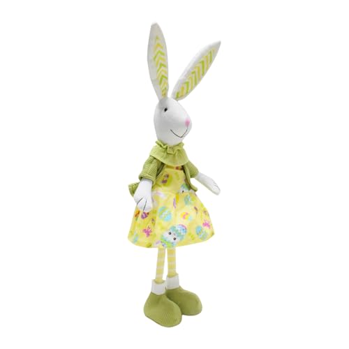 Handgefertigte Plüschtiere Osterhasen Zwerge Langbeinige Hasen Puppen für Frühlingsdekoration und Urlaubsdekorationen Handgefertigte Plüschtiere Osterhasen Zwerge Langbeinige Hasen Puppen für Frühlingsdekoration und Urlaubsdekorationen von XAGMODSHN