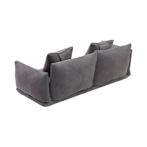 Handgefertigte Winzige Couch Puppenhäuser Single Sofa Set Holz Liebessitzer Für Realistische Schlafzimmerszenen Sofa Für Architekturmodelle von XAGMODSHN