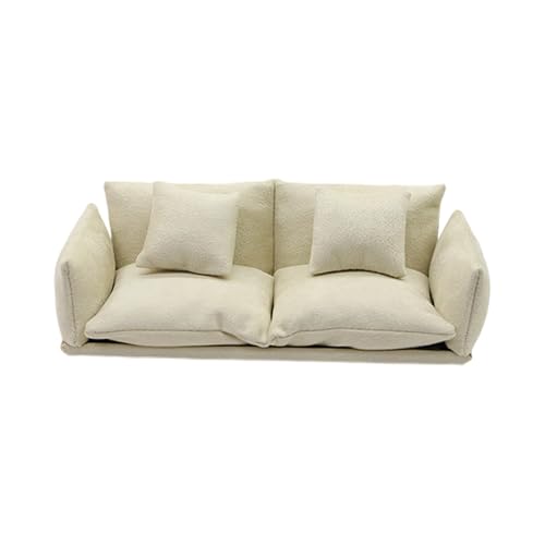 Handgefertigte Winzige Couch Puppenhäuser Single Sofa Set Holz Liebessitzer Für Realistische Schlafzimmerszenen Sofa Für Architekturmodelle von XAGMODSHN