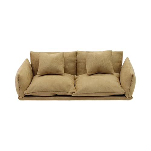 Handgefertigte Winzige Couch Puppenhäuser Single Sofa Set Holz Liebessitzer Für Realistische Schlafzimmerszenen Sofa Für Architekturmodelle von XAGMODSHN