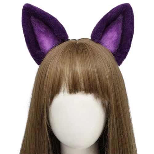 Handgefertigte Wolfsohren-Haarbänder, Kätzchen, Mädchen, Cosplay, Kopfbedeckung, Ohren, Pelzanzug, Maskeraden, Halloween, Cosplay, Party Handgefertigte Wolfsohren-Haarbänder, Kätzchen, Mädchen, Cosplay, Kopfbedeckung, Ohren, Pelzanzug, Maskeraden, Halloween, Cosplay, Party von XAGMODSHN