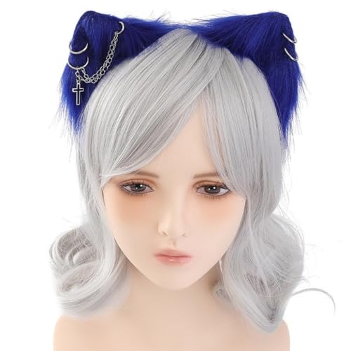 Handgefertigte Wolfsohren-Haarbänder, Kätzchen, Mädchen, Cosplay, Kopfbedeckung, Ohren, Pelzanzug, Maskeraden, Halloween, Cosplay, Party Handgefertigte Wolfsohren-Haarbänder, Kätzchen, Mädchen, Cosplay, Kopfbedeckung, Ohren, Pelzanzug, Maskeraden, Halloween, Cosplay, Party von XAGMODSHN