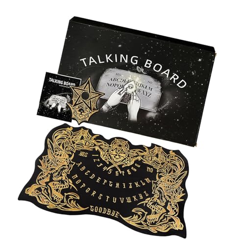 Holz Sprechbrettspiel Schädel Geist Brett mit Planchette Dowsing Message Telling Tool Einfach zu bedienen Holz Sprechbrettspiel Schädel Geist Brett mit Planchette Dowsing Message Telling Tool Einfach zu bedienen von XAGMODSHN
