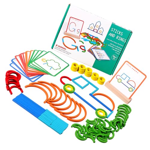 Holzstöcke Und Gewölbter Puzzlespielzeug Für Kinder Vorschulkindstildfarbe Für Kognitives Training Bildungsgebäude Set Spielzeug von XAGMODSHN