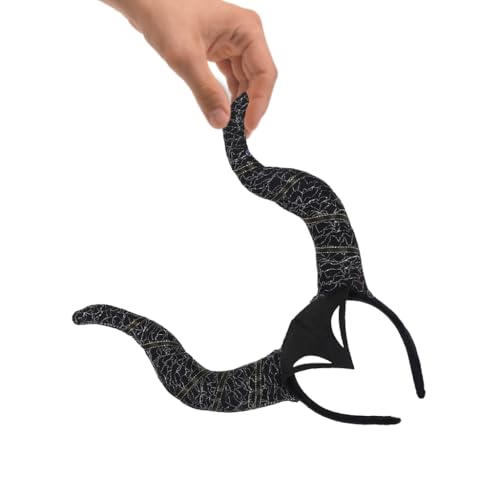 Horn-Halloween-Stirnband für Damen und Mädchen, tägliches Tragen, Halloween-Party, Kostüm, Cosplay, Haar-Accessoires Horn-Halloween-Stirnband für Damen und Mädchen, tägliches Tragen, Halloween-Party, Kostüm, Cosplay, Haar-Accessoires von XAGMODSHN
