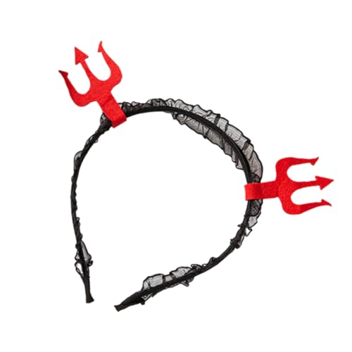 Horn-Halloween-Stirnband für Damen und Mädchen, tägliches Tragen, Halloween-Party, Kostüm, Cosplay, Haar-Accessoires Horn-Halloween-Stirnband für Damen und Mädchen, tägliches Tragen, Halloween-Party, Kostüm, Cosplay, Haar-Accessoires von XAGMODSHN