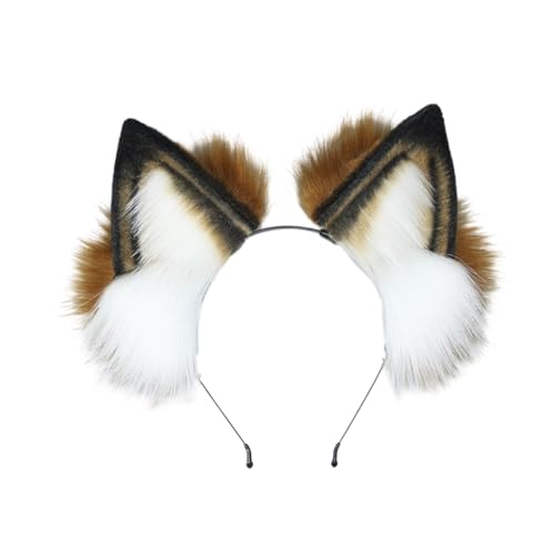 Karneval Cartoon Füchse Ohr Haar Hoop Frau Stirnband Make-up Stirnband für Ostern Karneval Cosplay Haarschmuck von XAGMODSHN