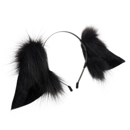 Katze, Füchse, Kunstpelz, Ohren, Stirnband, Halloween, Fasching, Cosplay, Kostüm, handgefertigt, Tier, pelzige Ohren, Haarreifen für Damen Katze, Füchse, Kunstpelz, Ohren, Stirnband, Halloween, Fasching, Cosplay, Kostüm, handgefertigt, Tier, pelzige Ohren, Haarreifen für Damen von XAGMODSHN