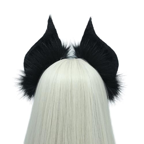 Katzen Fledermaus Kunstpelz Ohren Stirnbänder Halloween Verkleidung Cosplay Kostüm handgefertigt Tier Pelzohren Haarreifen Wome Katzen Fledermaus Kunstpelz Ohren Stirnbänder Halloween Verkleidung Cosplay Kostüm handgefertigt Tier Pelzohren Haarreifen Wome von XAGMODSHN