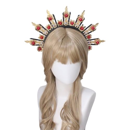 Kronen Stirnband Bastelsets Mutter Gott Kostüm Stirnband Sonne Dame Haarband Weibliche Tiaras Kronenstück Kronen Stirnband Bastelsets Mutter Gott Kostüm Stirnband Sonne Dame Haarband Weibliche Tiaras Kronenstück von XAGMODSHN